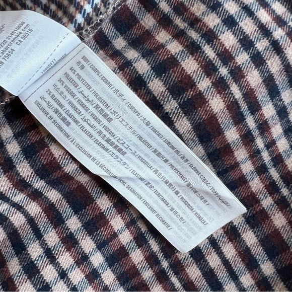 Abercrombie & Fitch Soft AF Collection Oversized Patchwork Plaid Flannel medium - Picture 7 of 7